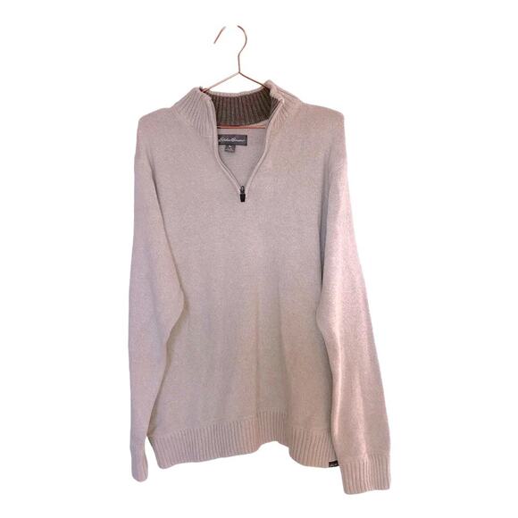 Eddie Bauer 1/4 zip pull over sweater size XL - Picture 1 of 4